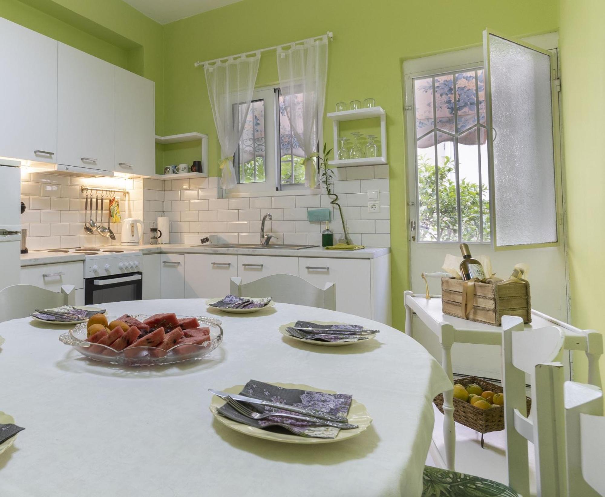 Casa Bonita, House with Private Entrance&Garden, between center&sea Athene Buitenkant foto